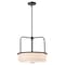 Nuvo Warren - 17 Inch Pendant - Gun Metal with Satin White Glass 60/8037 - alternate 3